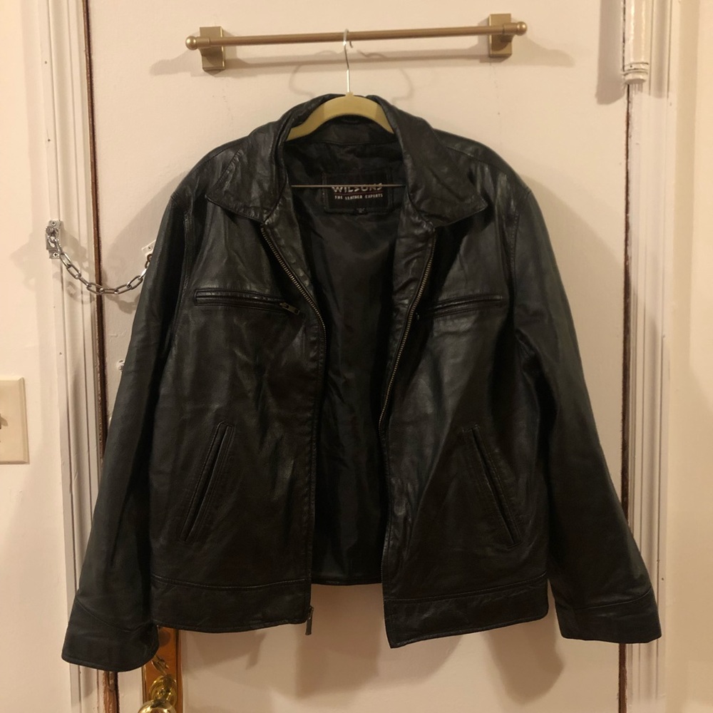 genuine wilson’s leather jacket